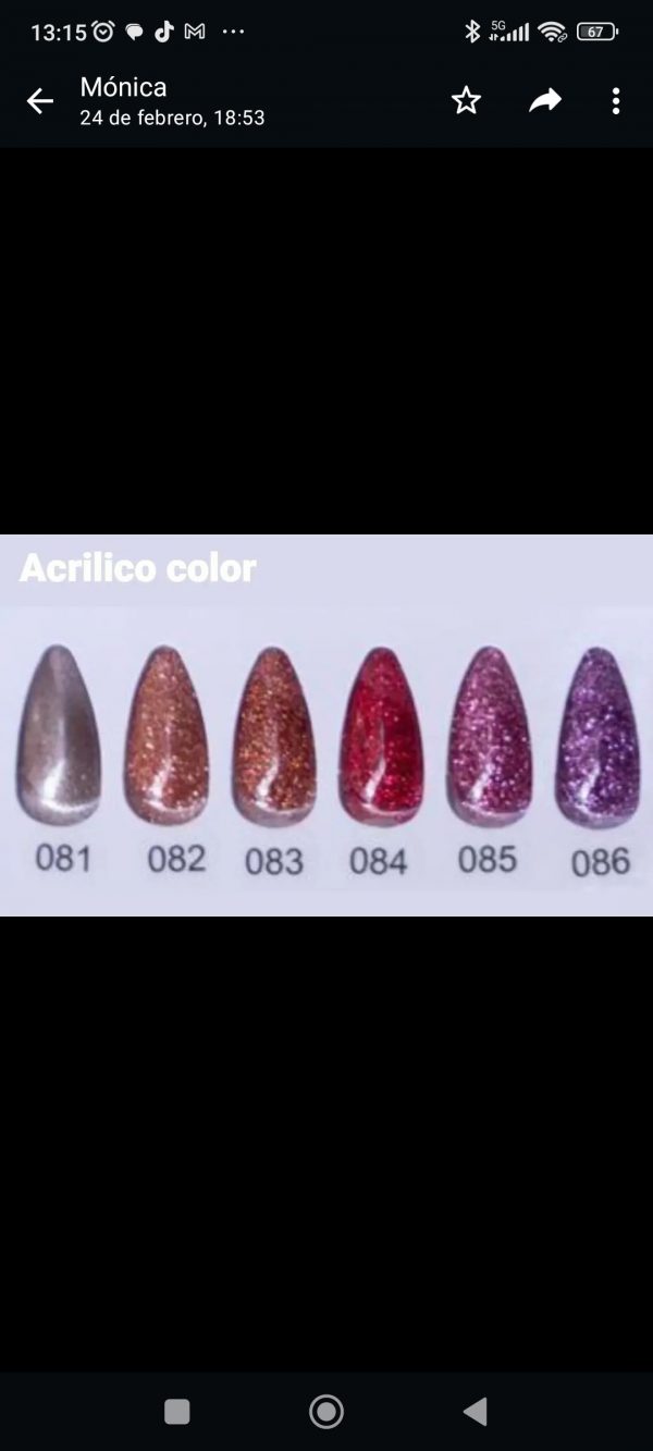 ACRILICO COLOR N84 15GRS NAILS BY PINK