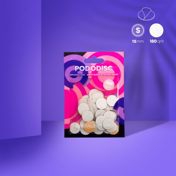 Repuestos para disco para pedicura PODODISC STALEKS PRO S, grano 180 (50 pzas.)