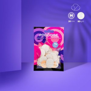 Repuestos para disco para pedicura PODODISC STALEKS PRO M, grano 80 (50 pzas.)