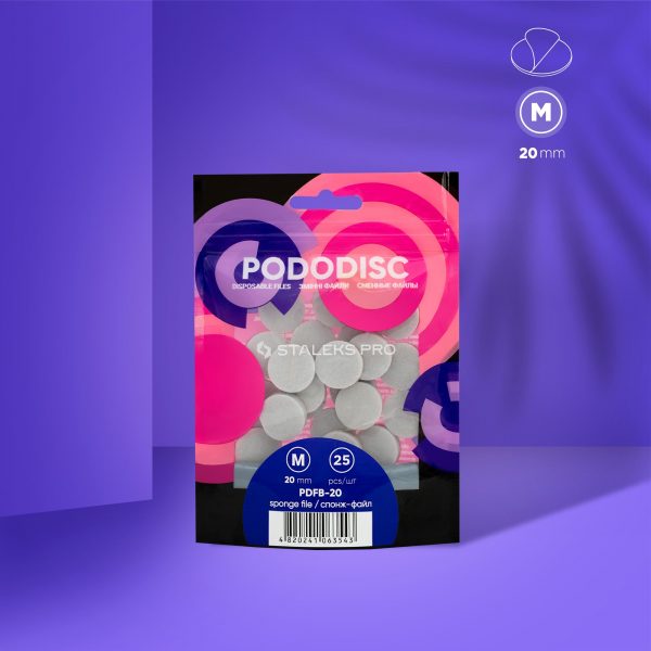 ESPONJA PULIDORA PODODISC STALEKS PRO M, (25 pzas.)