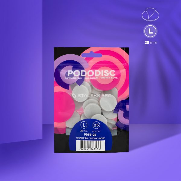 ESPONJA PARA PODODISC STALEKS PRO L, (25 pzas.)