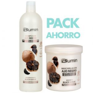Pack Champú + Mascarilla capilar con extracto de Ajo Negro